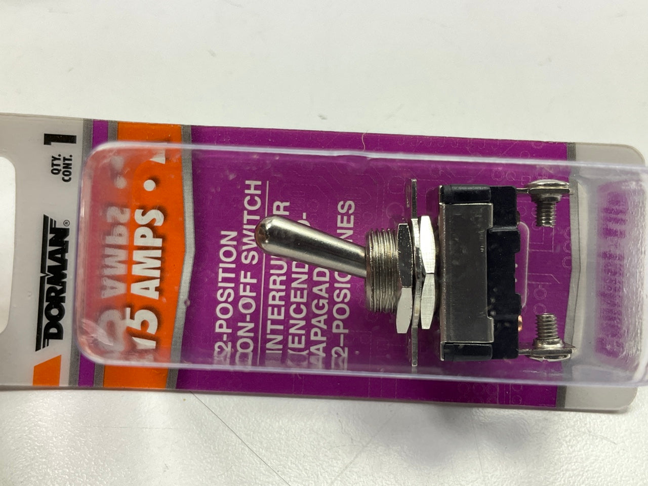 Dorman 85908 Toggle Switch, On-Off, 15A 12V