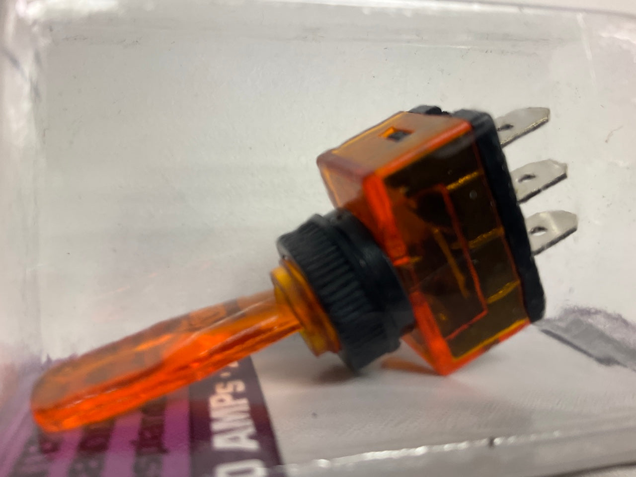 Dorman 85911 20 Amp Electrical Toggle Switch - Amber Lever Glow