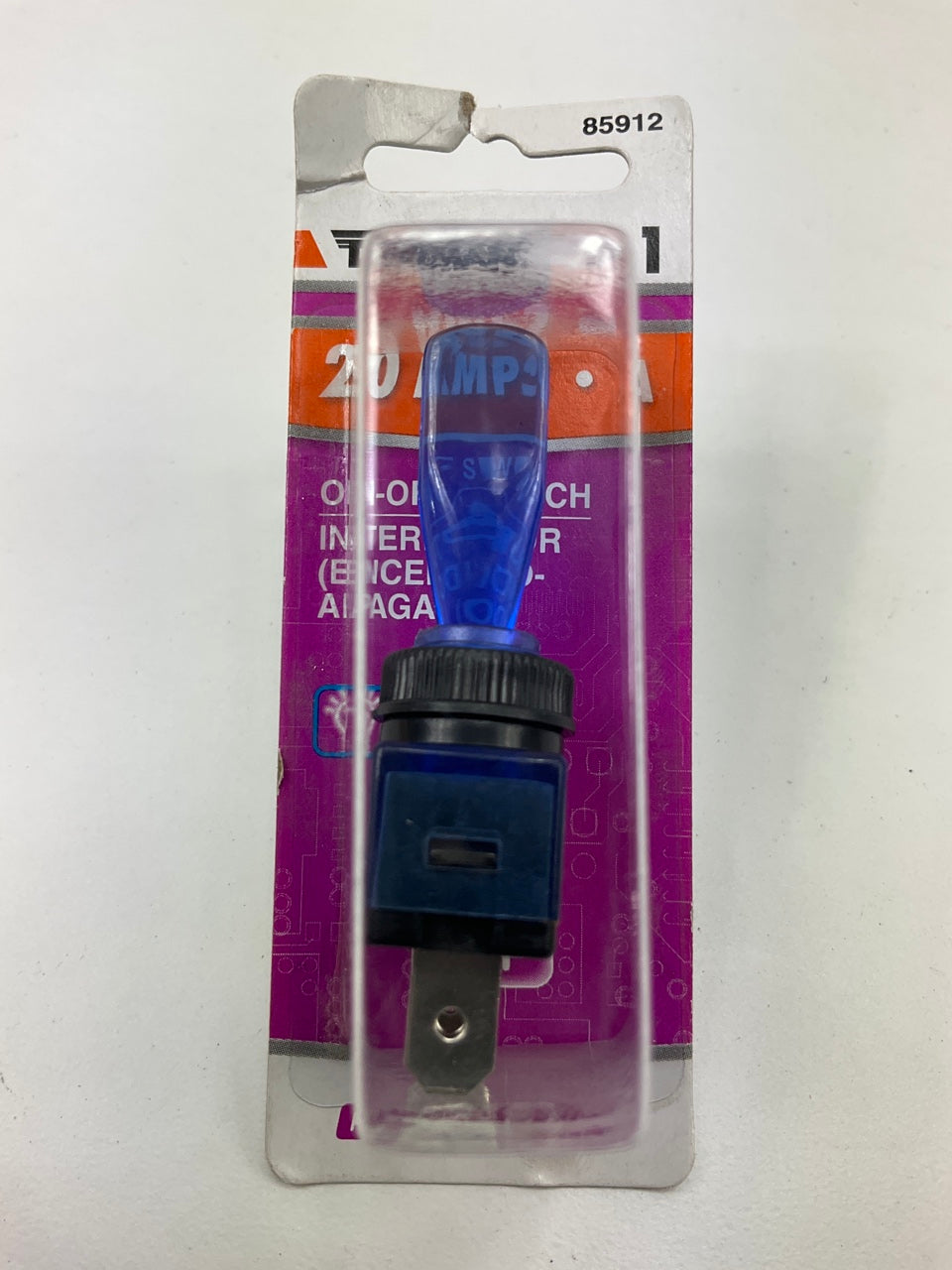 Dorman 85912 Blue Glow Toggle Switch - 20A, 12V