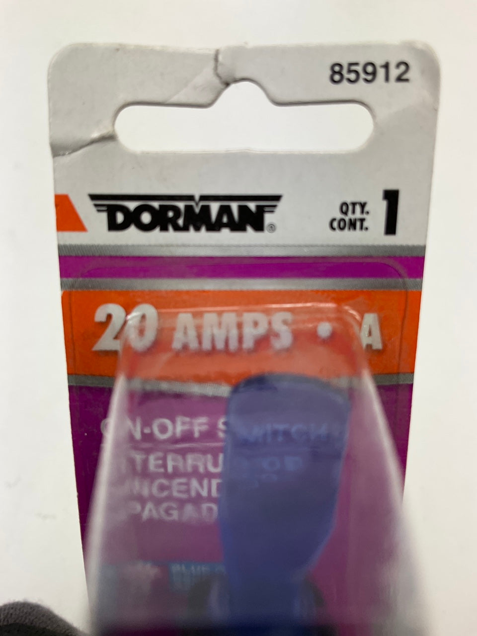 Dorman 85912 Blue Glow Toggle Switch - 20A, 12V