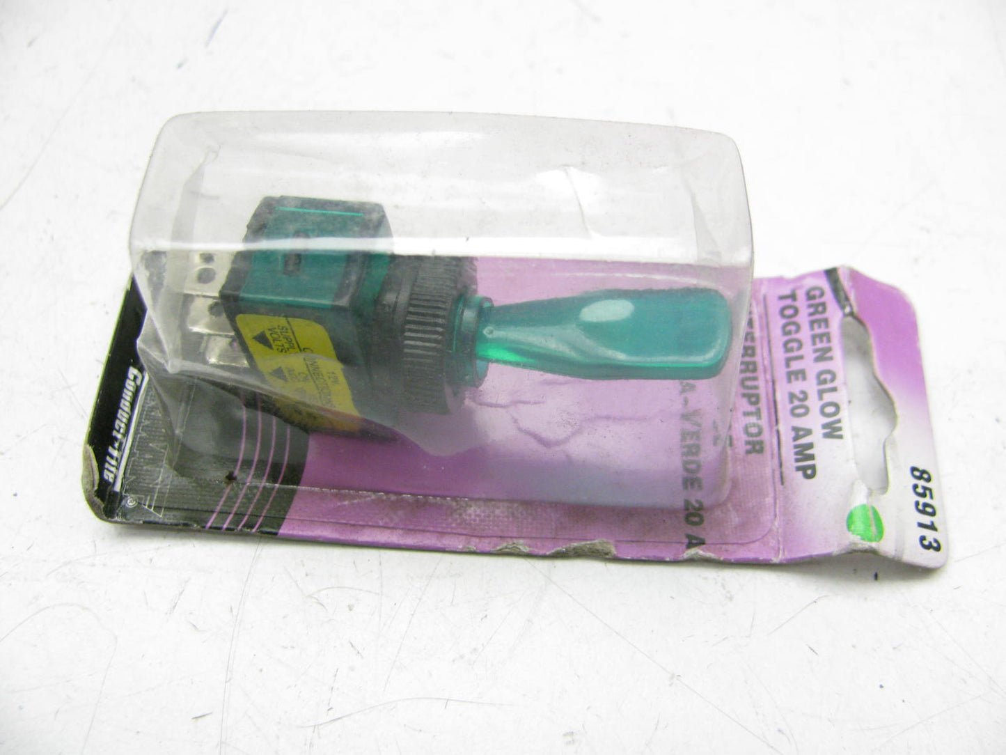 Dorman 85913 Green Glow Illuminated Toggle Switch - 20 Amp