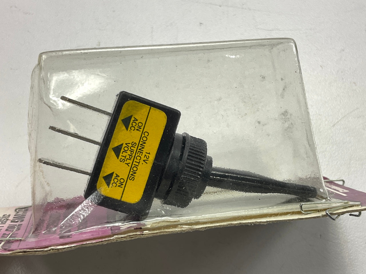 Dorman 85919 Toggle Switch - Lever Plastic Black - On-Off-On Function 12V 16A