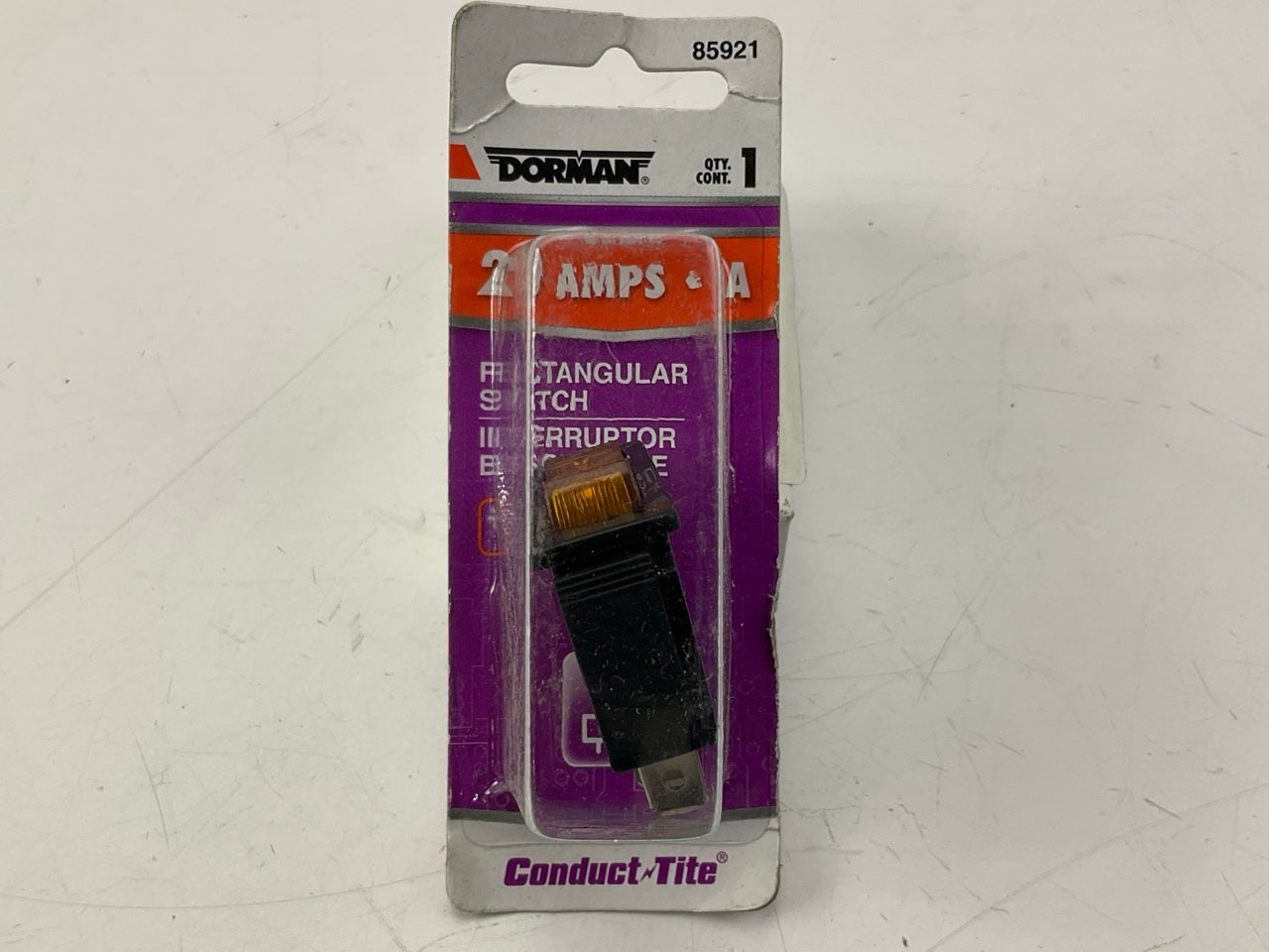 Dorman 85921 ON/OFF Rocker Type Switch, Amber Glow, 20 Amp