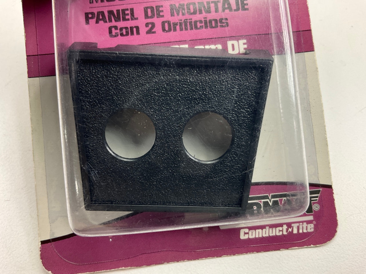 Dorman 85926 - 2 Hole Toggle Switch Mounting Mount Panel For 1/2'' ID Switches