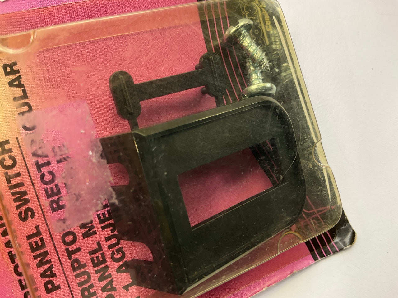 Dorman 85927 Rocker Switch Trim Bezel Mount Panel - 1 Hole, 1-1/8 X 7/16 ID