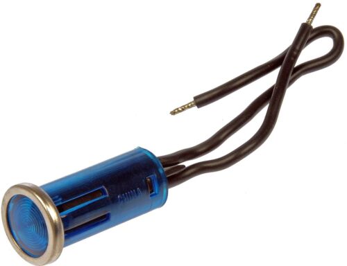Dorman 85940 BLUE Toggle Switch Multi Purpose Warning Pilot Light 1/2'' Dia.
