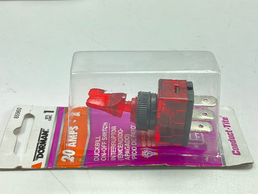 Dorman 85960 Duck Bill Red Glow On-Off Toggle Switch - 12V 20A