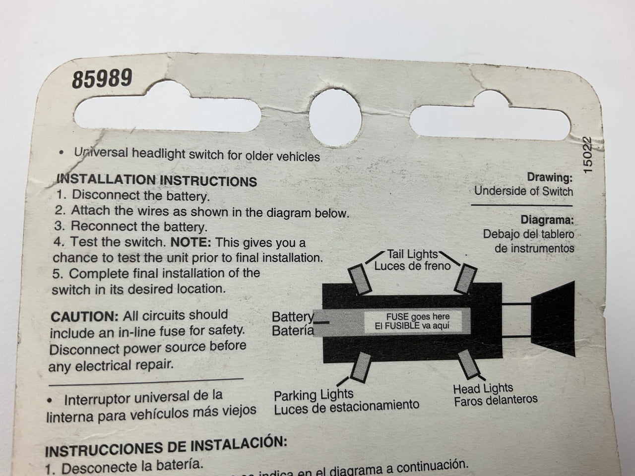 Dorman 85989 Universal Fused Push Pull Switch - 30 Amp, 3 Position