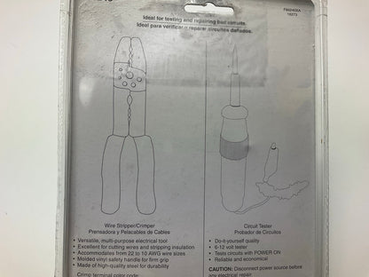 Dorman 86240 Electric Circuit Tester Kit + Crimper & Wire Stripper Tool