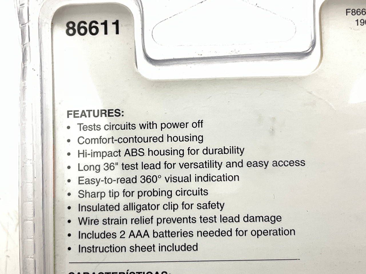 Dorman 86611 Automotive Electrical Continuity Tester Tool