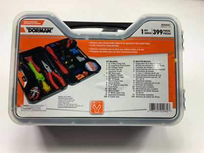 Dorman 86689C 399 Piece Automotive Electrical Connectors & Tools Repair Set Kit