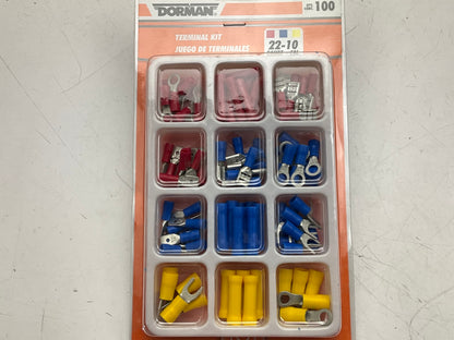 Dorman 86694 22-10 Gauge 100 Piece Quick Splice Terminal Kit