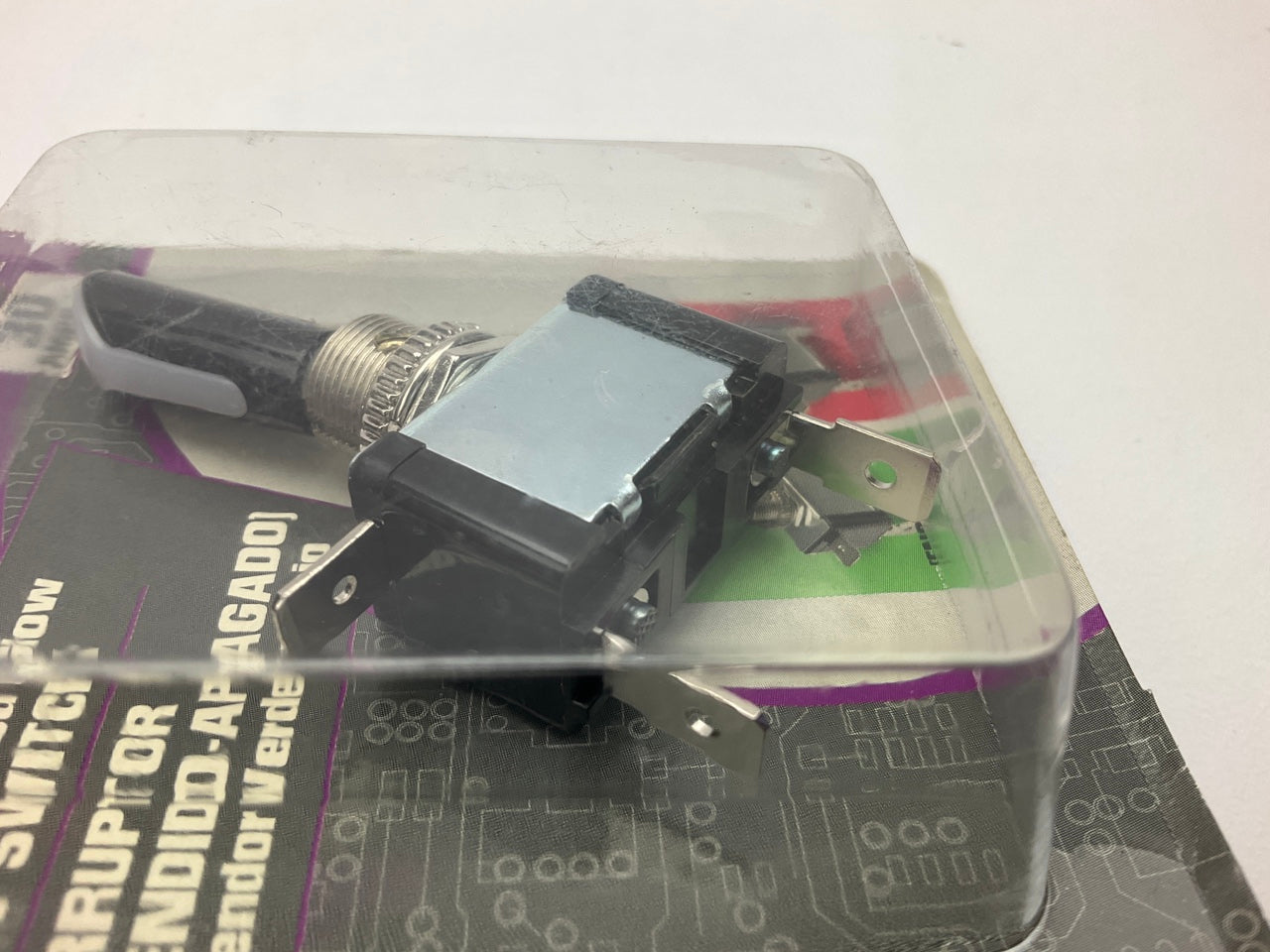 Dorman 86931 30 Amps On-Off LED Toggle Switch - Black And Silver
