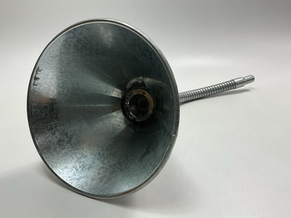 Dorman 5-1/2'' Diameter Steel Flexible Neck Funnel With 1/2'' ID #80 Mesh Screen.