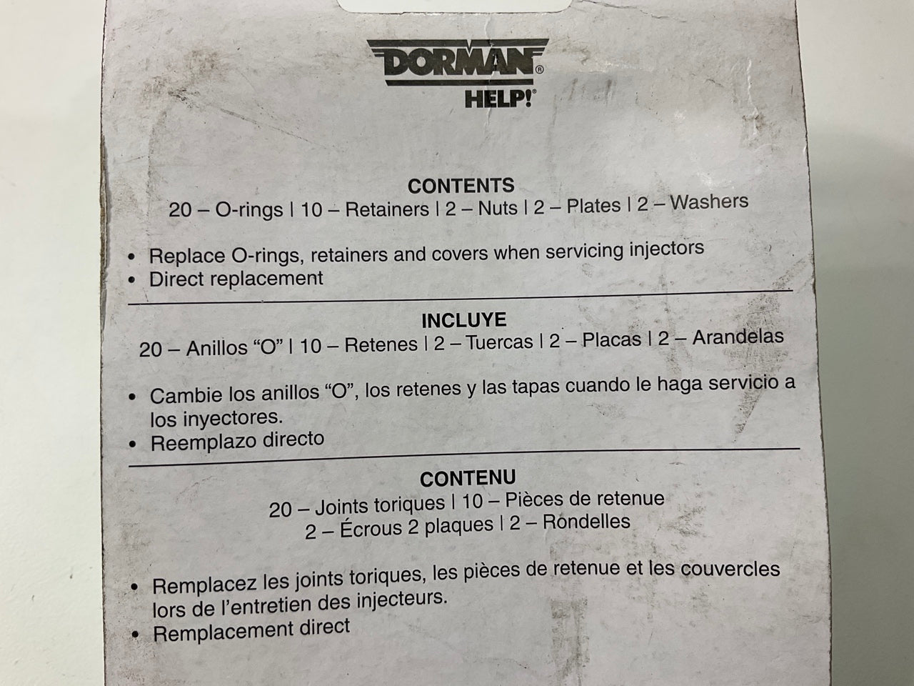 Dorman 90000 Fuel Injector O-Ring Seal Kit