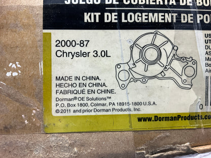 Dorman 902-000 Engine Water Pump Housing W/ O Gasket And Hardware