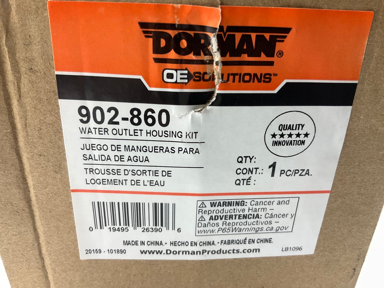 Dorman 902-860 Engine Coolant Thermostat Housing Assembly