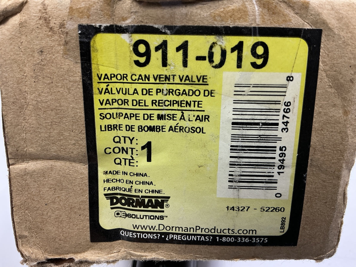 MISSING CONNECTOR Dorman 911-019 Vapor Canister Vent Solenoid