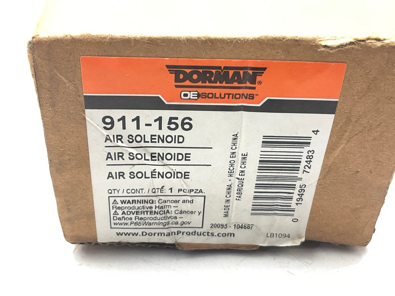 Dorman 911-156 (EGR) Vacuum And Evaporation Pressure Regulator Solenoid Valve