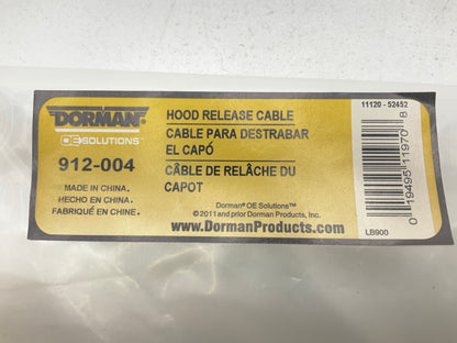 Dorman 912-004 Hood Release Cable 10167401, SK912004,  665-3906