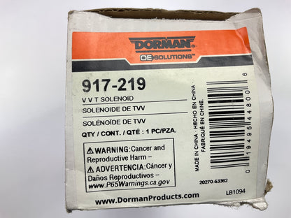 Dorman 917-219 Engine Variable Valve Timing VVT Solenoid