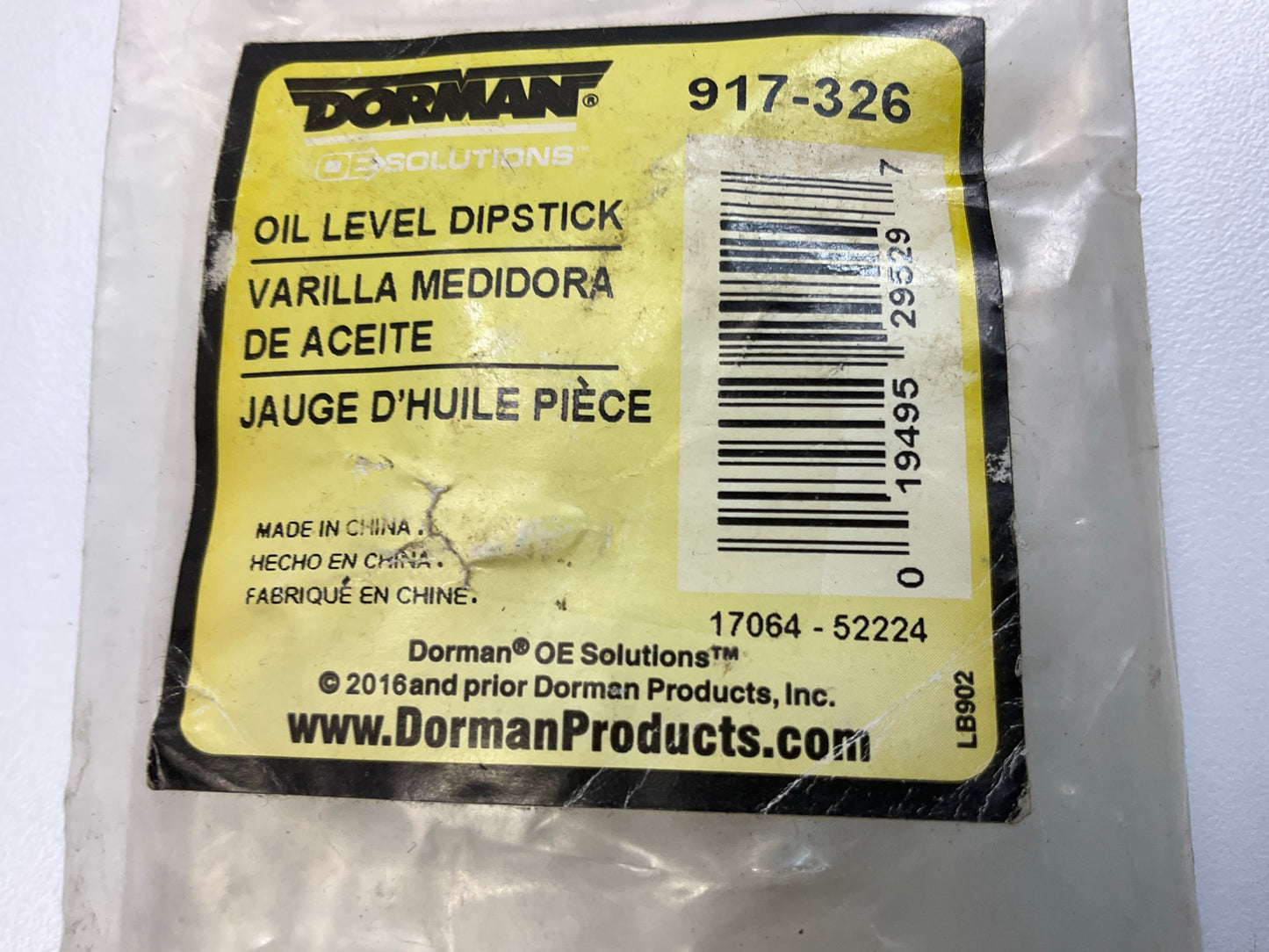 Dorman 917-326 Engine Oil Dipstick 05-10 300, 06-10 Charger, 05-08 Magnum