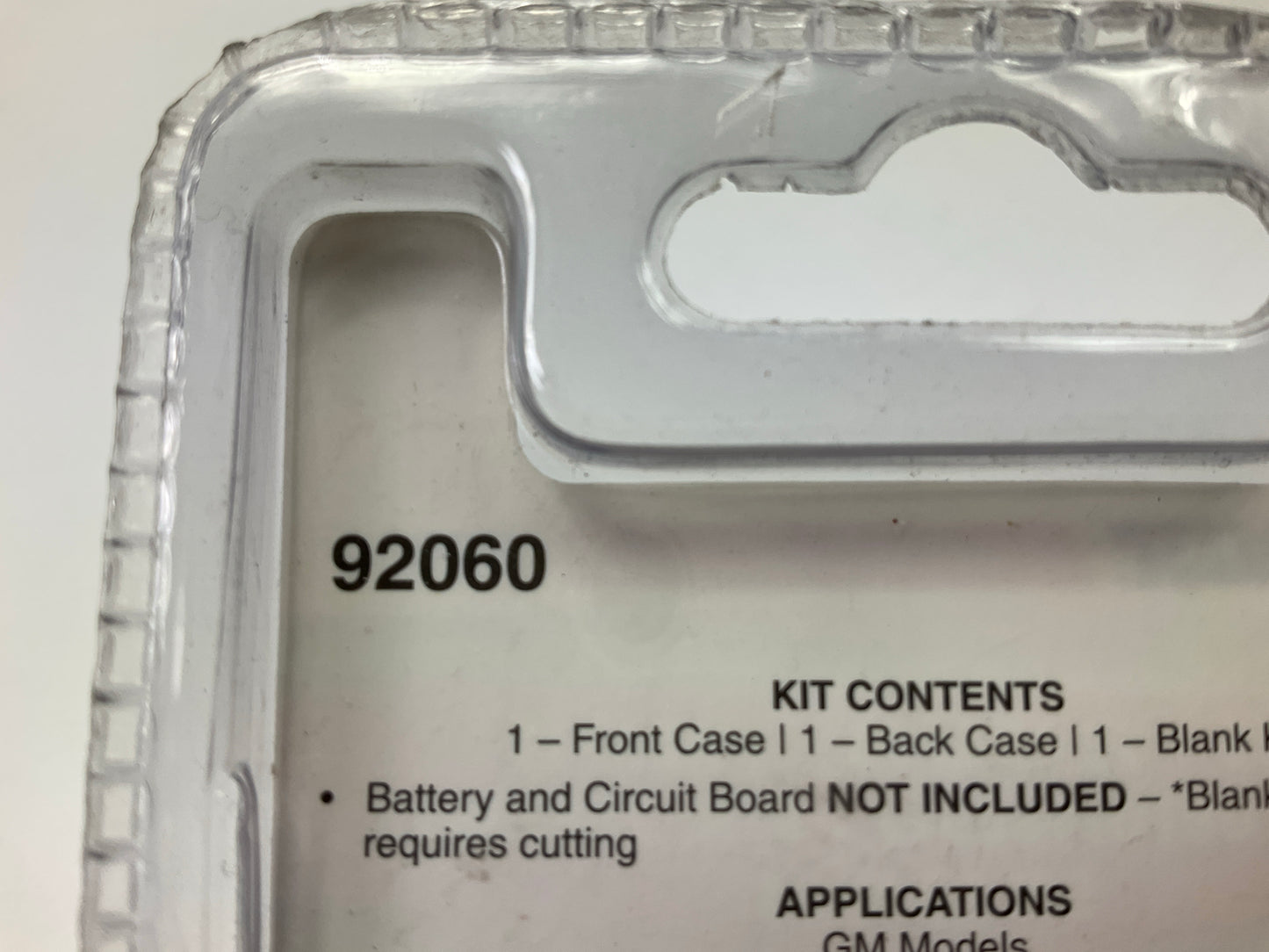 EMPTY CASE ONLY - Dorman 92060 Keyless Entry Remote / Fob Cover