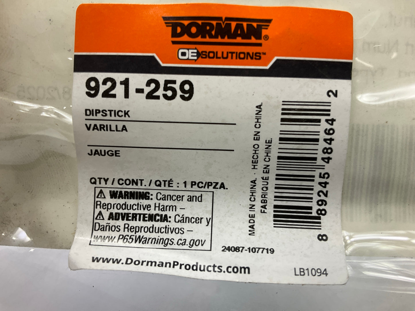 Dorman 921-259 Automatic Transmission Dipstick