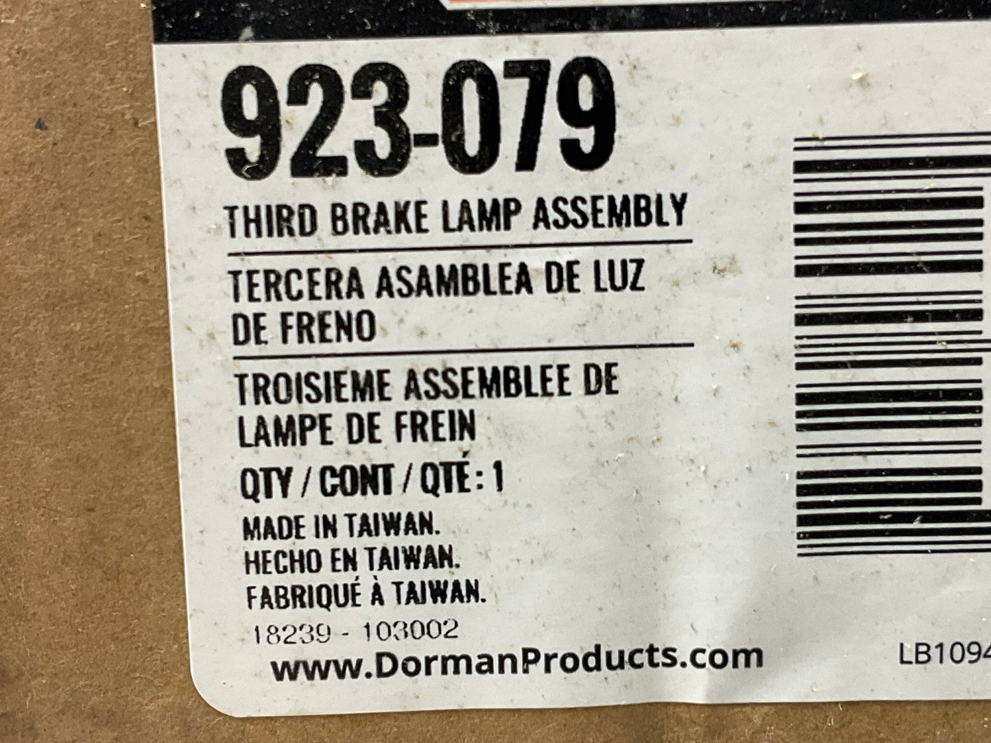 Dorman 923-079 Tail Center High Mount Stop Brake Light Lamp