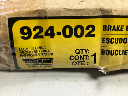 MISSING HARDWARE Dorman 924-002 Rear Brake Dust Shield Cover