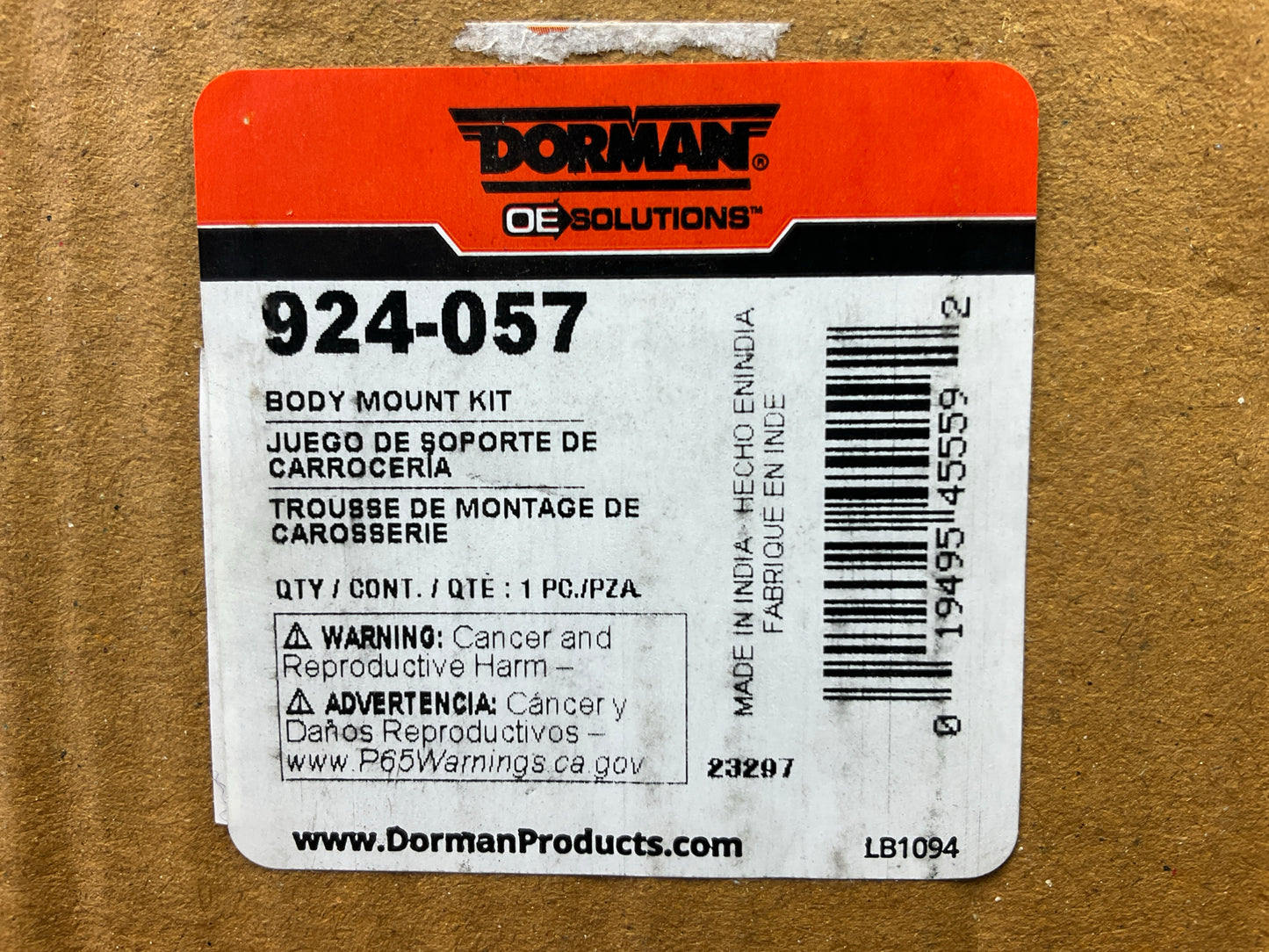 Dorman 924-057 Body Mount Set