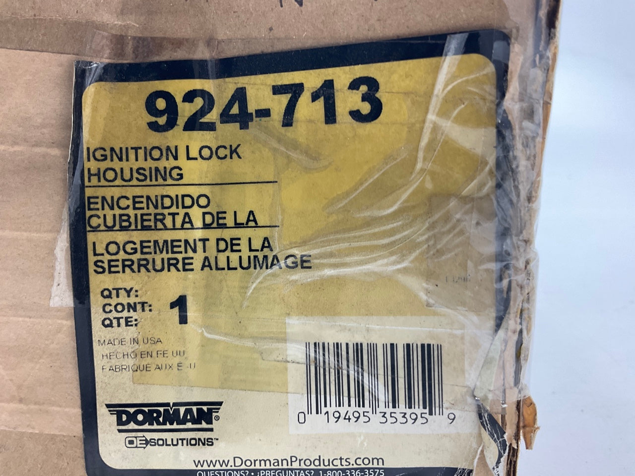Dorman 924-713 Ignition Lock Cylinder Housing 26075081, 26093782, 88965342, US13