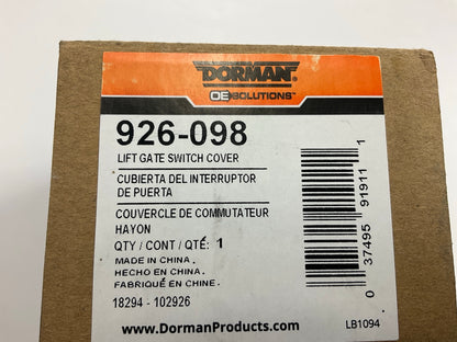 Dorman 926-098 Liftgate Release Switch Seal