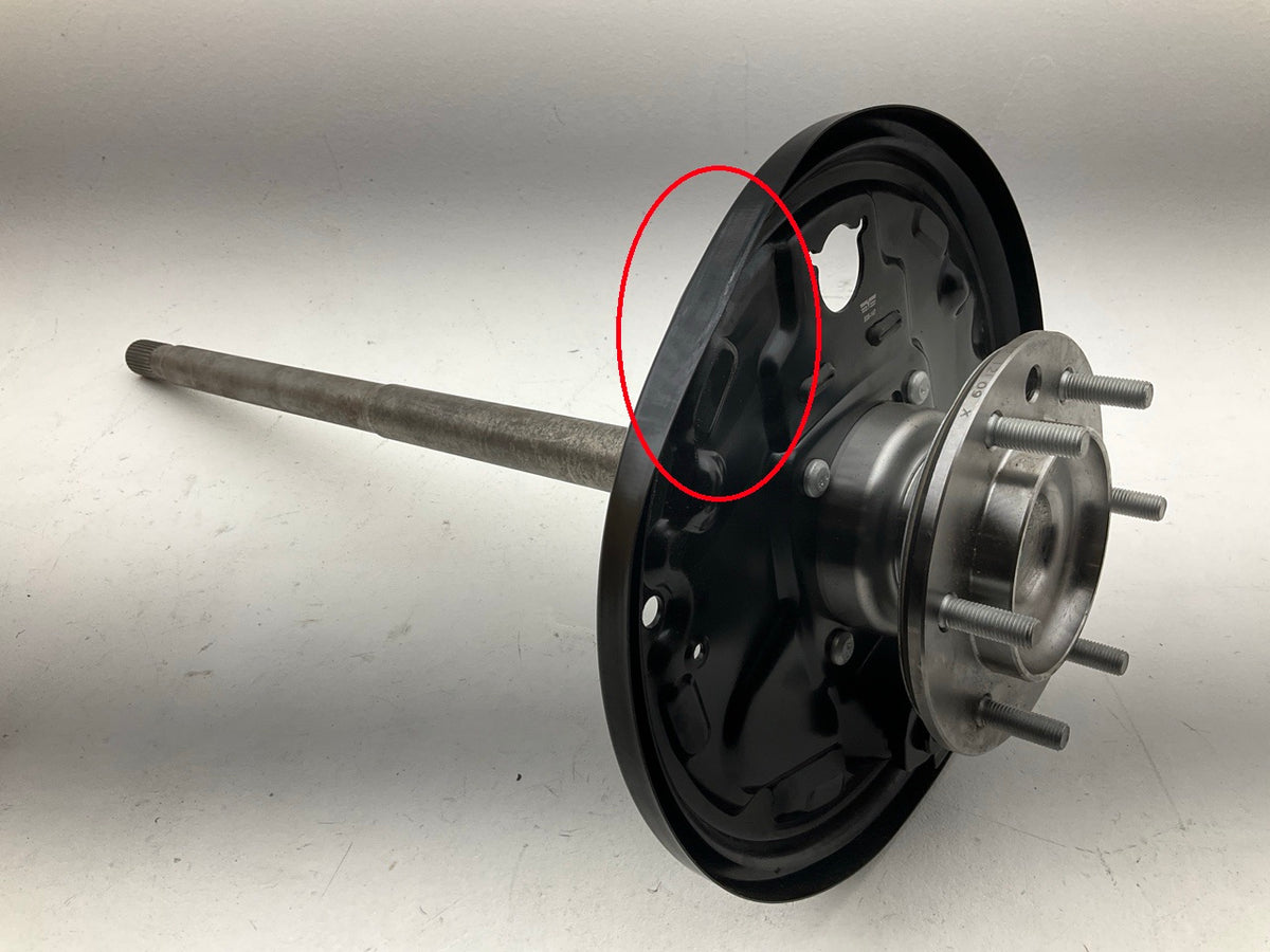DENTED BACKING PLATE Dorman 926-147 Left CV Axle Shaft 00-06 Tundra