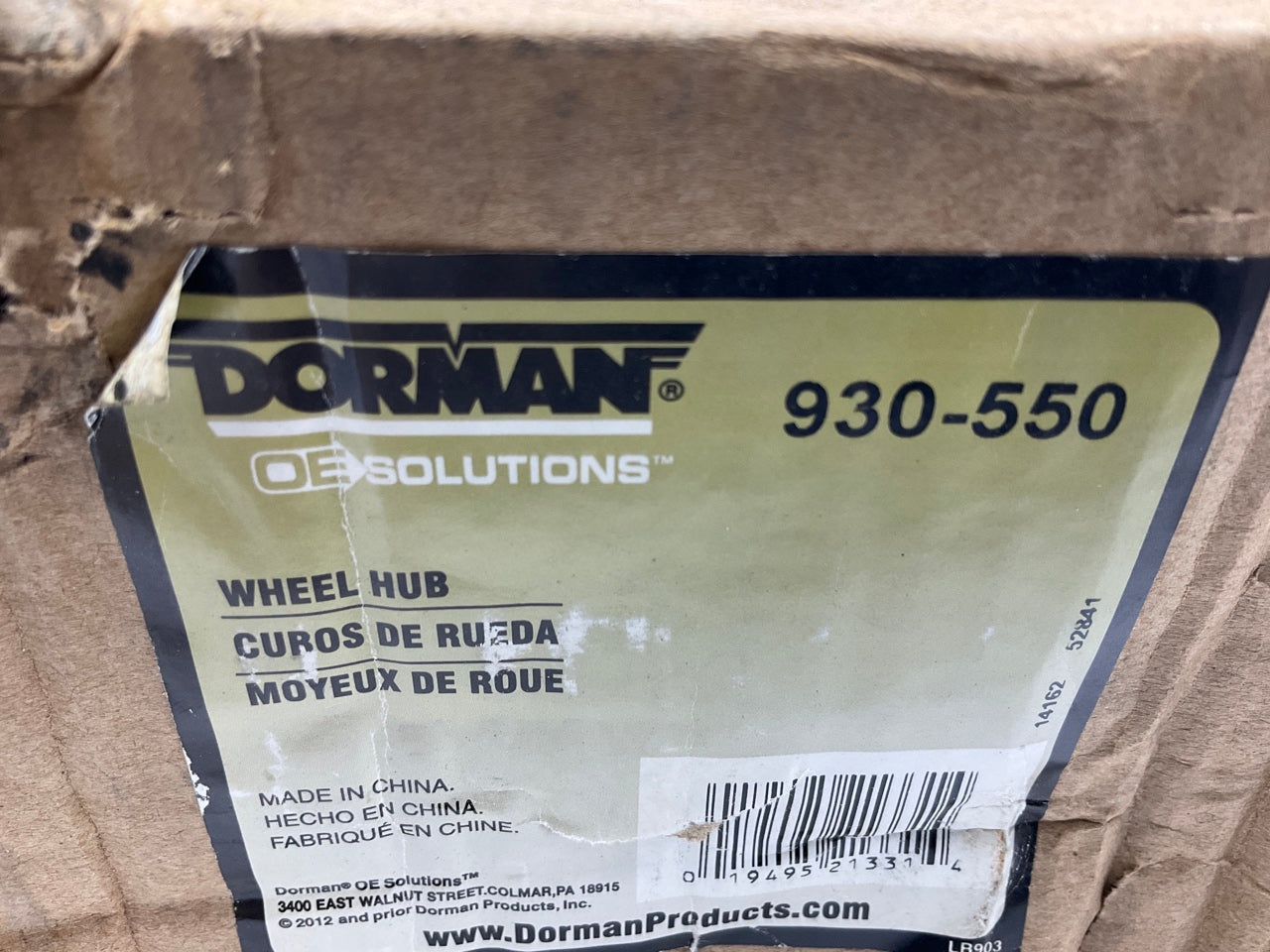 Dorman 930-550 Wheel Hub
