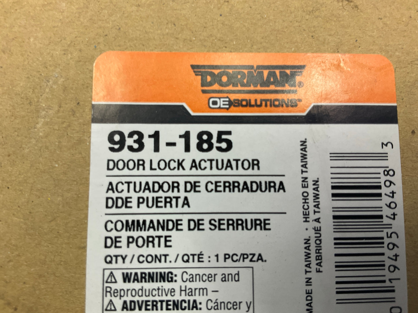 Dorman 931-185 Front Right Door Lock Actuator Motor 03-07 Ion 02-05 Vue