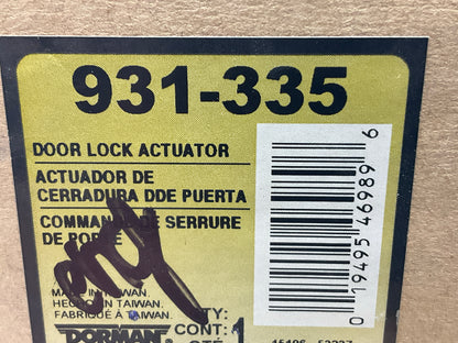 Dorman 931-335 Rear Right Door Lock Actuator Motor 08-12 Malibu, 08-09 Aura
