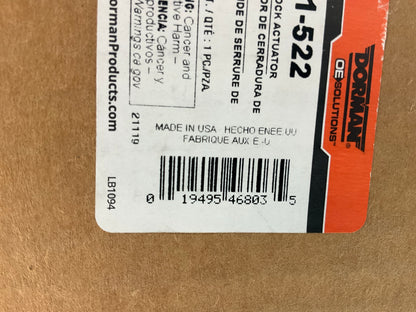Dorman 931-522 Front Left Door Lock Actuator For 2007-2013 Acura MDX