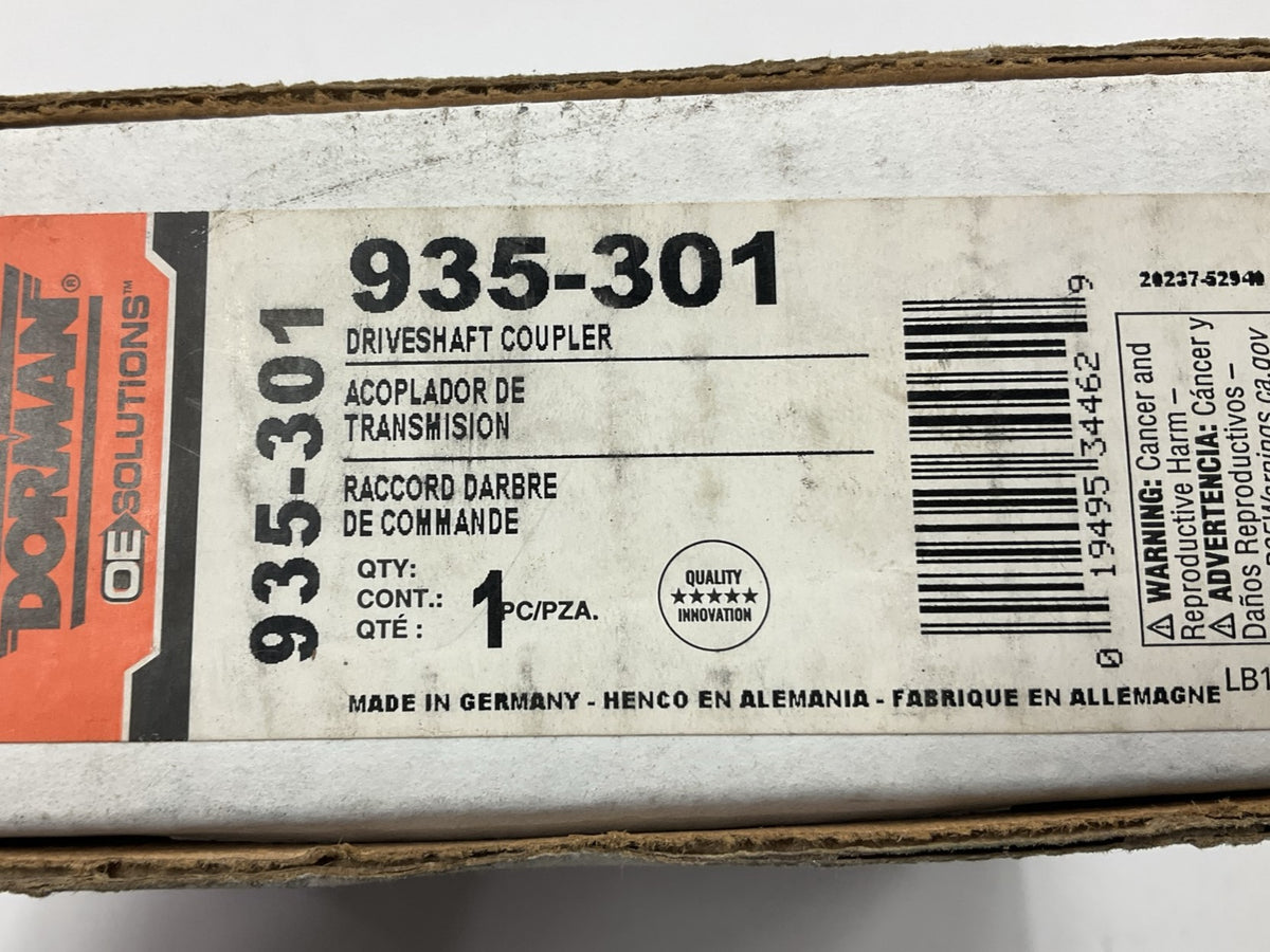 Dorman 935-301 Drive Shaft Coupler 05-10 300, 07-10 Charger, 05-08 Magnum