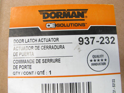 Dorman 937-232 Door Lock Actuator Motor - Front Left