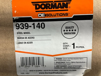 Dorman 939-140 Steel Wheel  For 2006-2012 Ford Fusion, 2007-2012 Lincoln MKZ