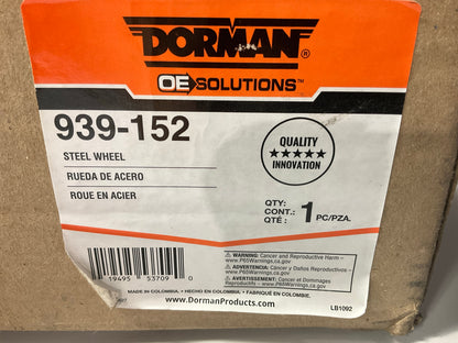 Dorman 939-152 16'' Steel Wheel For 2011-2016 Chevy Cruze