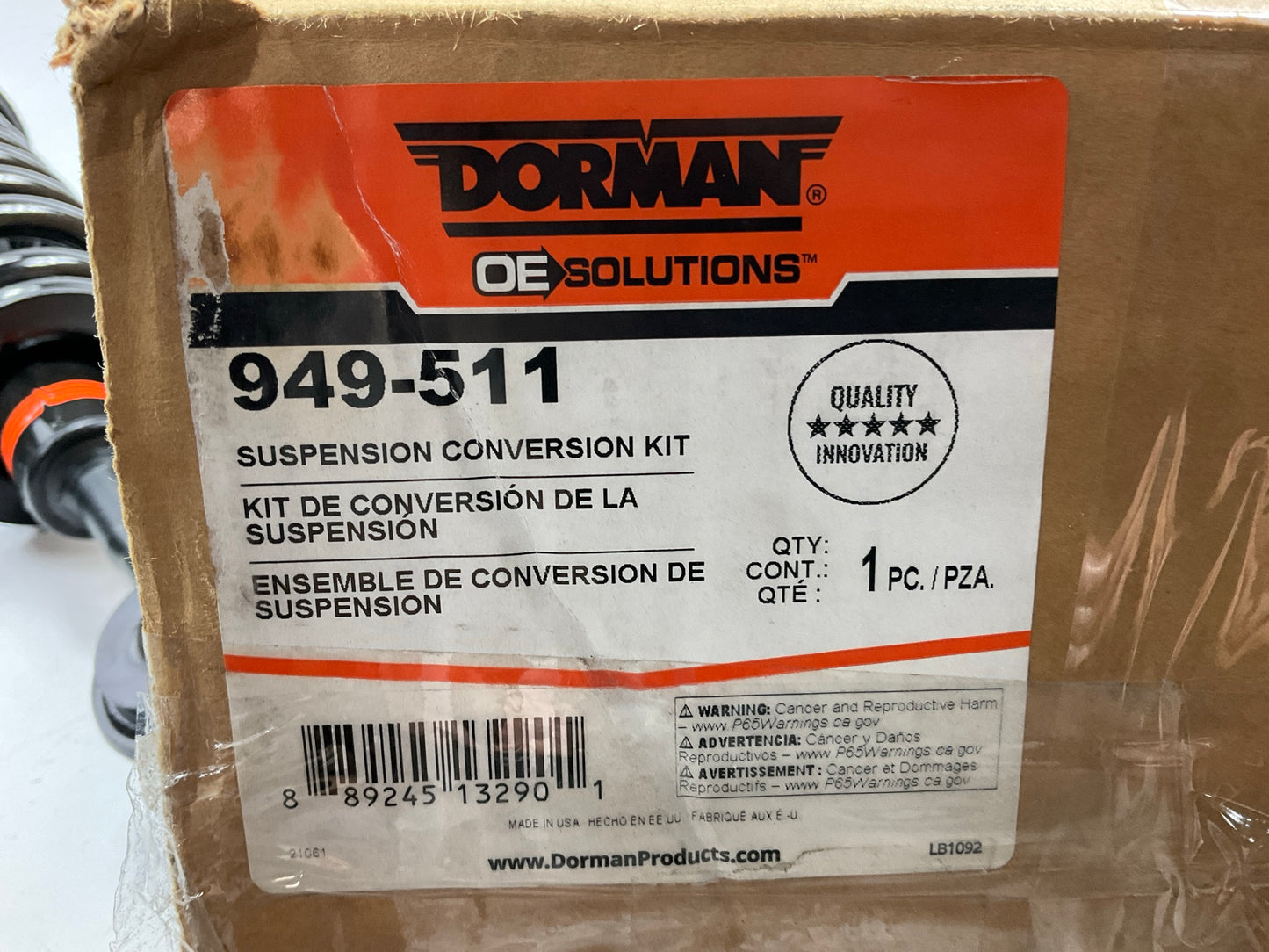 Dorman 949-511 FRONT Air Spring To Coil Spring Conversion Kit