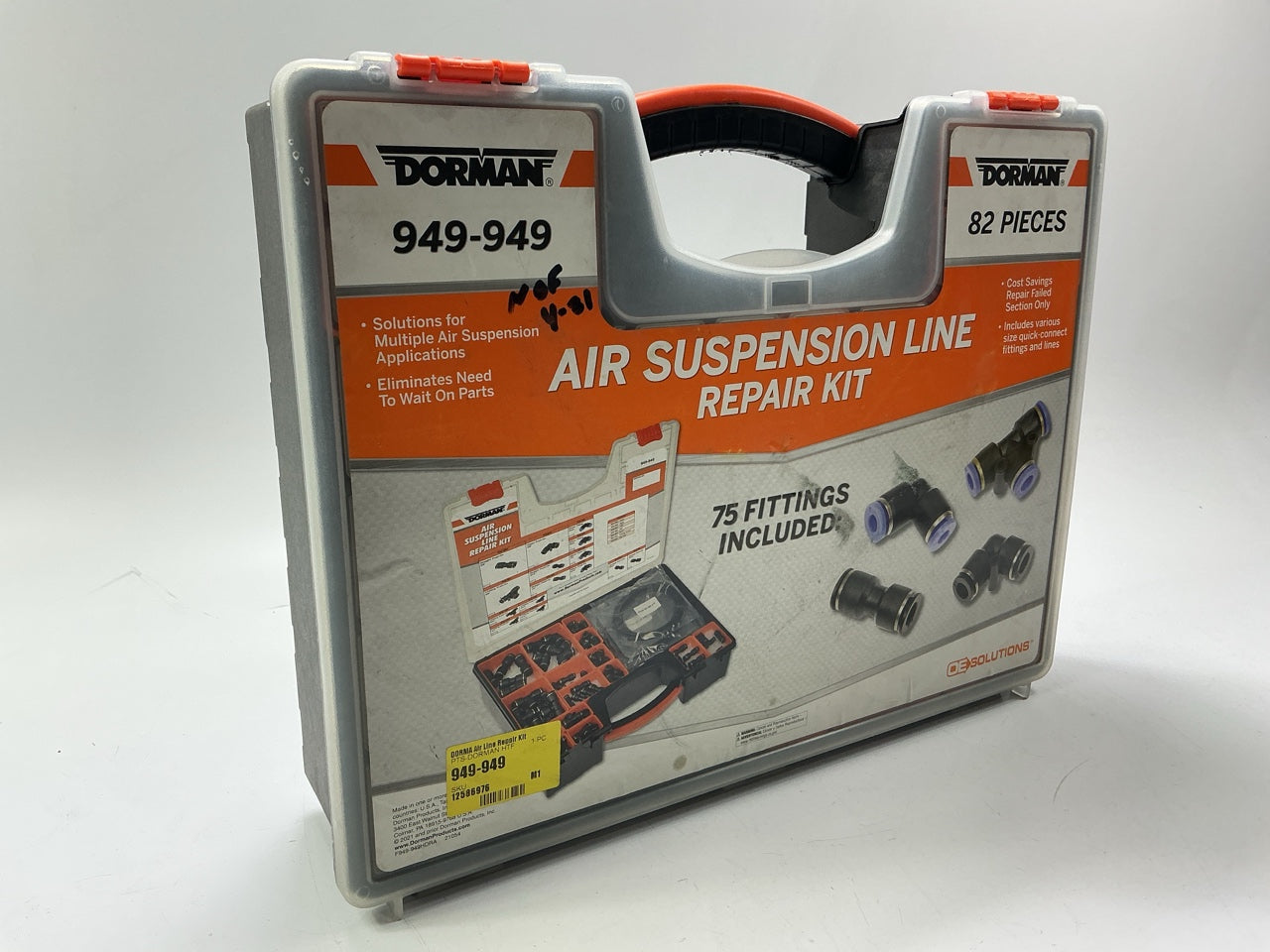 Dorman 949-949 Air Suspension Line Repair Kit: Fittings, Tubing, Tubing Cutter