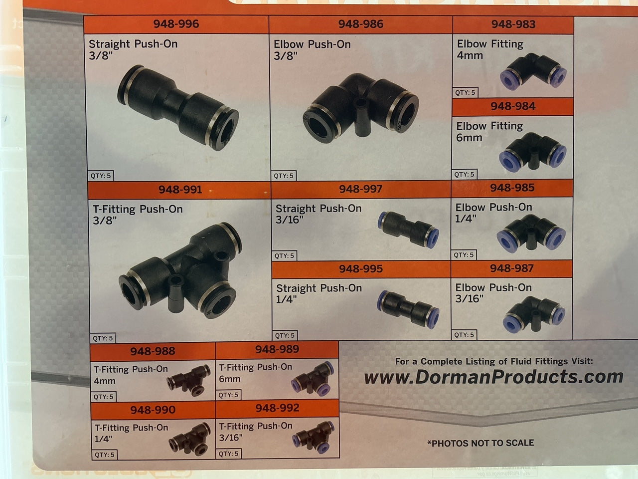 Dorman 949-949 Air Suspension Line Repair Kit: Fittings, Tubing, Tubing Cutter