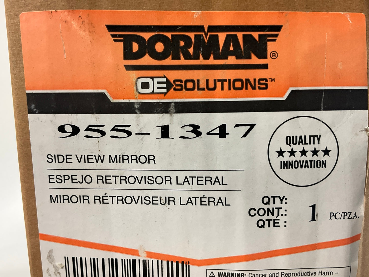 Dorman 955-1347 Powered Left Driver Side Door Mirror