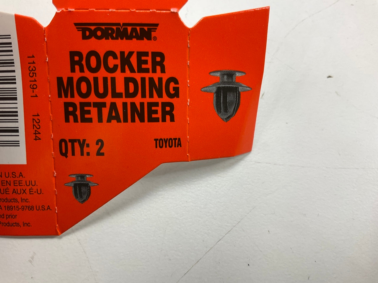 Dorman 963-510 Upper Rocker Panel Moulding Retainer Clip - Pack Of 2