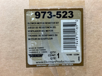 Dorman 973-523 HVAC Blower Motor Resistor W/ O Harness And Connectors