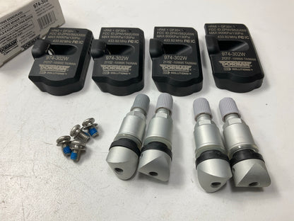 (4) Dorman 974-302 TPMS Tire Pressure Monitor Sensor