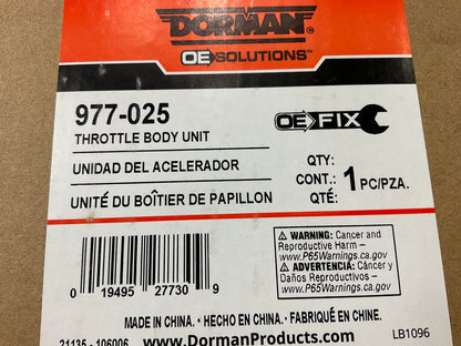 Dorman 977-025 Throttle Body